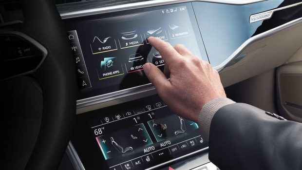 Physical button of the car