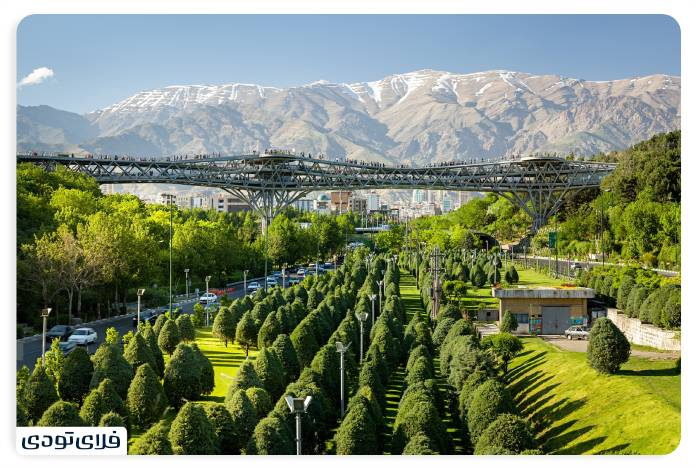 Tehran nature bridge nature bridge