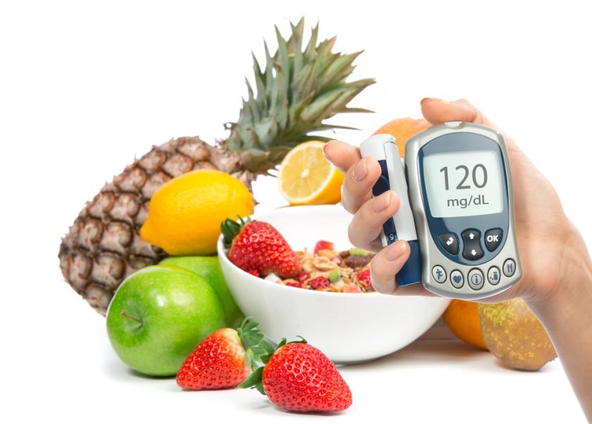 The amou of fruit consumption for people with diabetes