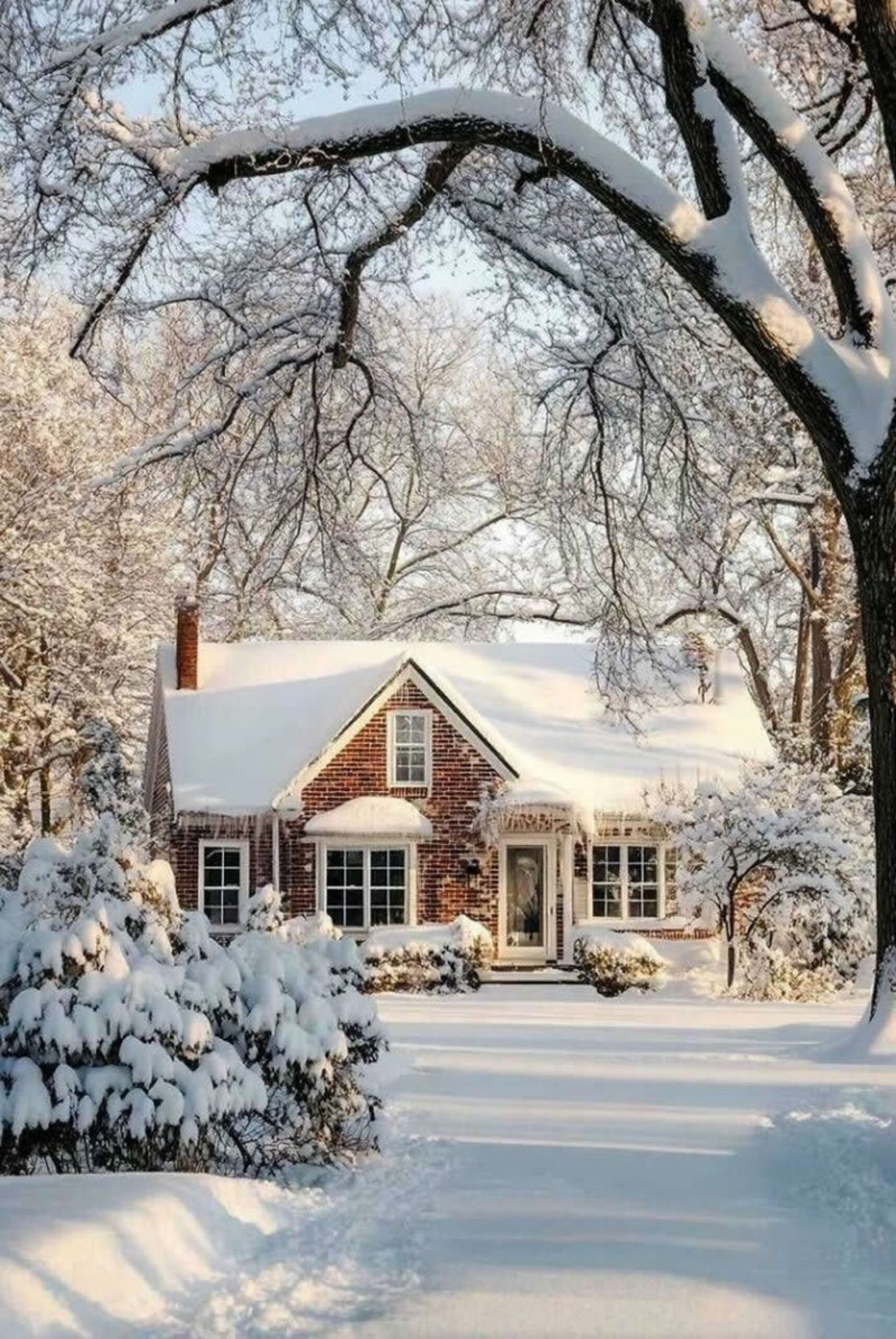 A snow house with a nostalgic look