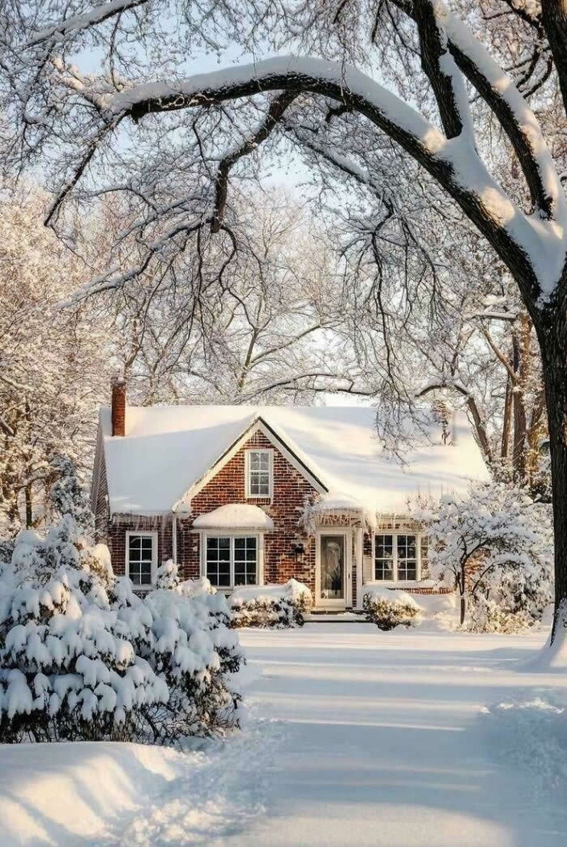 A snow house with a nostalgic look