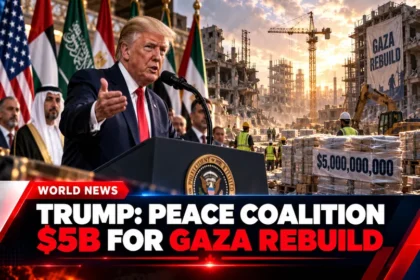 Trump announces $5 billion Gaza reconstruction plan