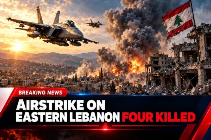 Airstrike on eastern Lebanon leaves four dead