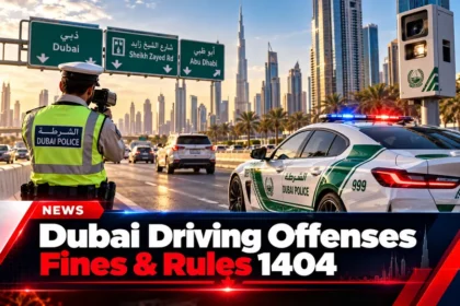 Dubai driving offenses fines and rules 1404