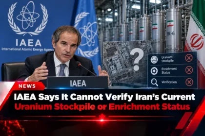 IAEA says it cannot verify Iran’s current uranium stockpile or enrichment status