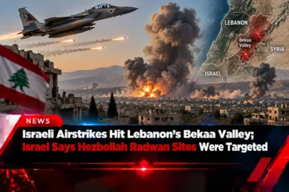 Israeli airstrikes hit Lebanon’s Bekaa Valley; Israel says Hezbollah Radwan sites were targeted
