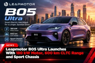 Leapmotor B05 Ultra Launches With 180 kW Motor, 600 km CLTC Range and Sport Chassis