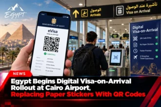 Egypt Begins Digital Visa-on-Arrival Rollout at Cairo Airport, Replacing Paper Stickers With QR Codes