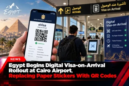 Egypt Begins Digital Visa-on-Arrival Rollout at Cairo Airport, Replacing Paper Stickers With QR Codes