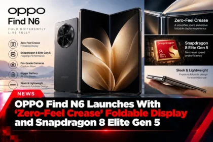 OPPO Find N6 Launches With ‘Zero-Feel Crease’ Foldable Display and Snapdragon 8 Elite Gen 5