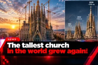 The tallest church in the world grew again!