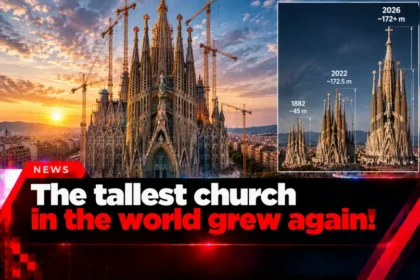 The tallest church in the world grew again!
