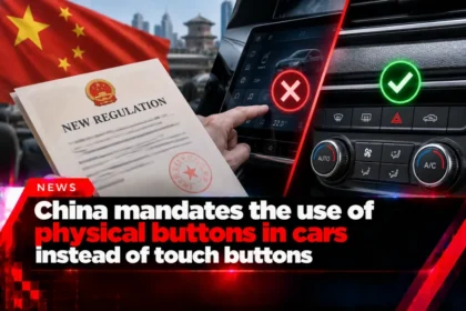 China mandates the use of physical buttons in cars instead of touch buttons