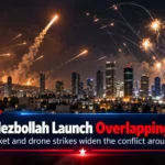 Iran and Hezbollah launch overlapping missile, rocket and drone attacks on Israel