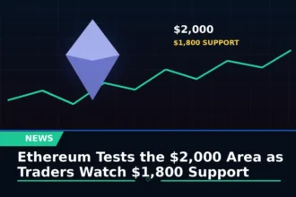 Ethereum tests the $2,000 area as traders watch $1,800 support