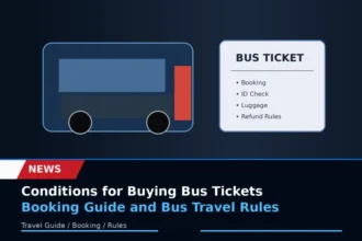 Conditions for buying bus tickets, booking guide and bus travel rules