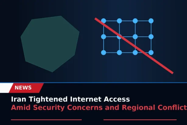 Iran tightened internet access amid security concerns and regional conflict