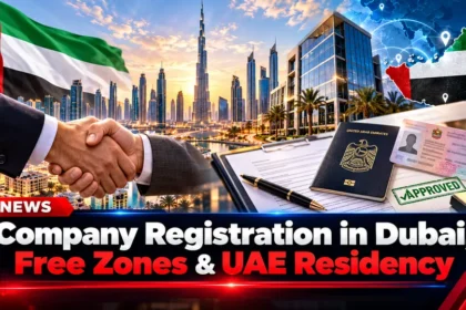 Company registration in Dubai and UAE free zones with UAE residency options